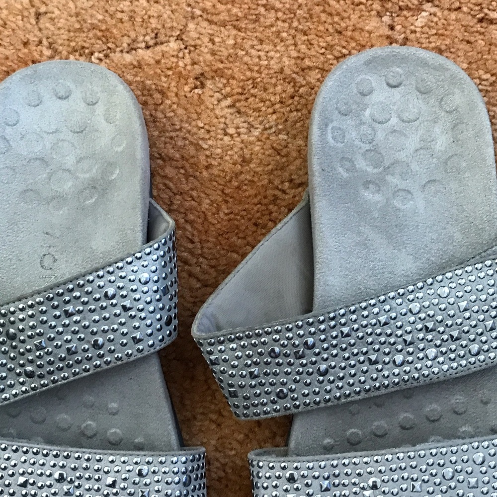 Vionic Samoa Gray Metallic Silver Adjustable Stra… - image 3